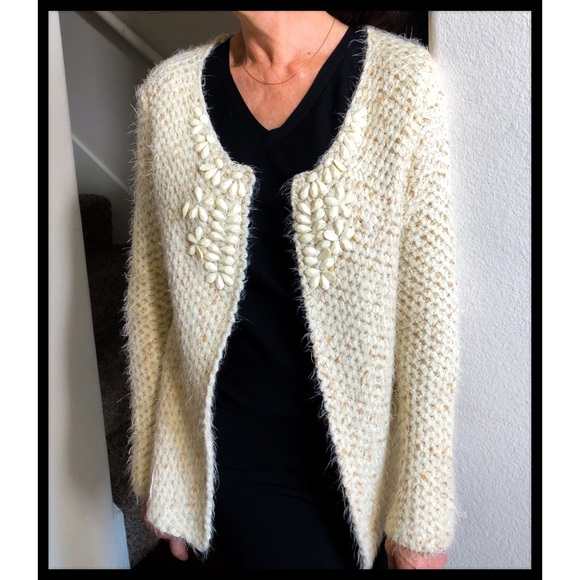 Cliché Beaded Fancy Long Sweater - Picture 2 of 8